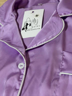 Elara (Pyjama 2 pièces en satin de soie ).