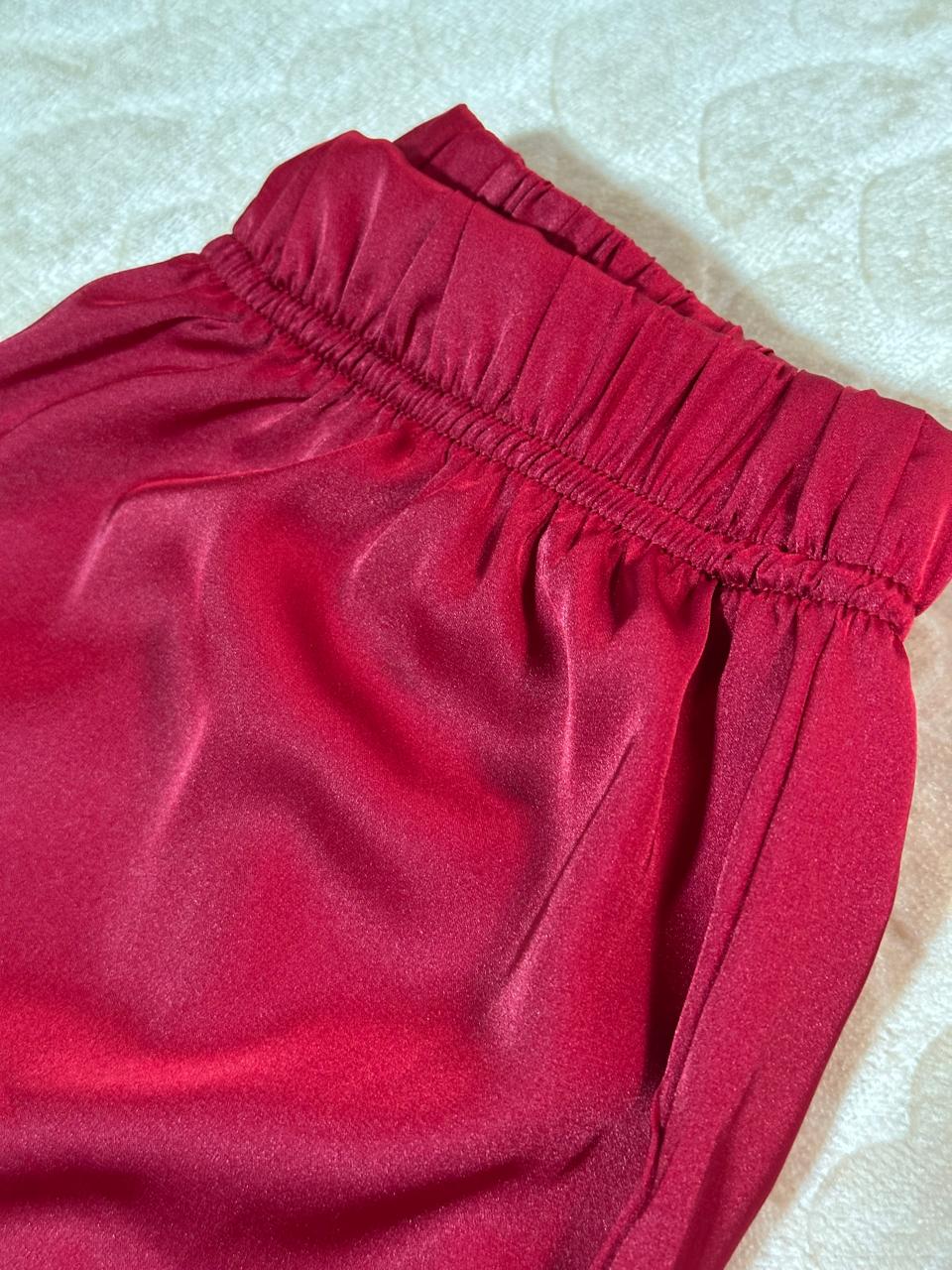 Elara (Pyjama 2 pièces en satin de soie ).