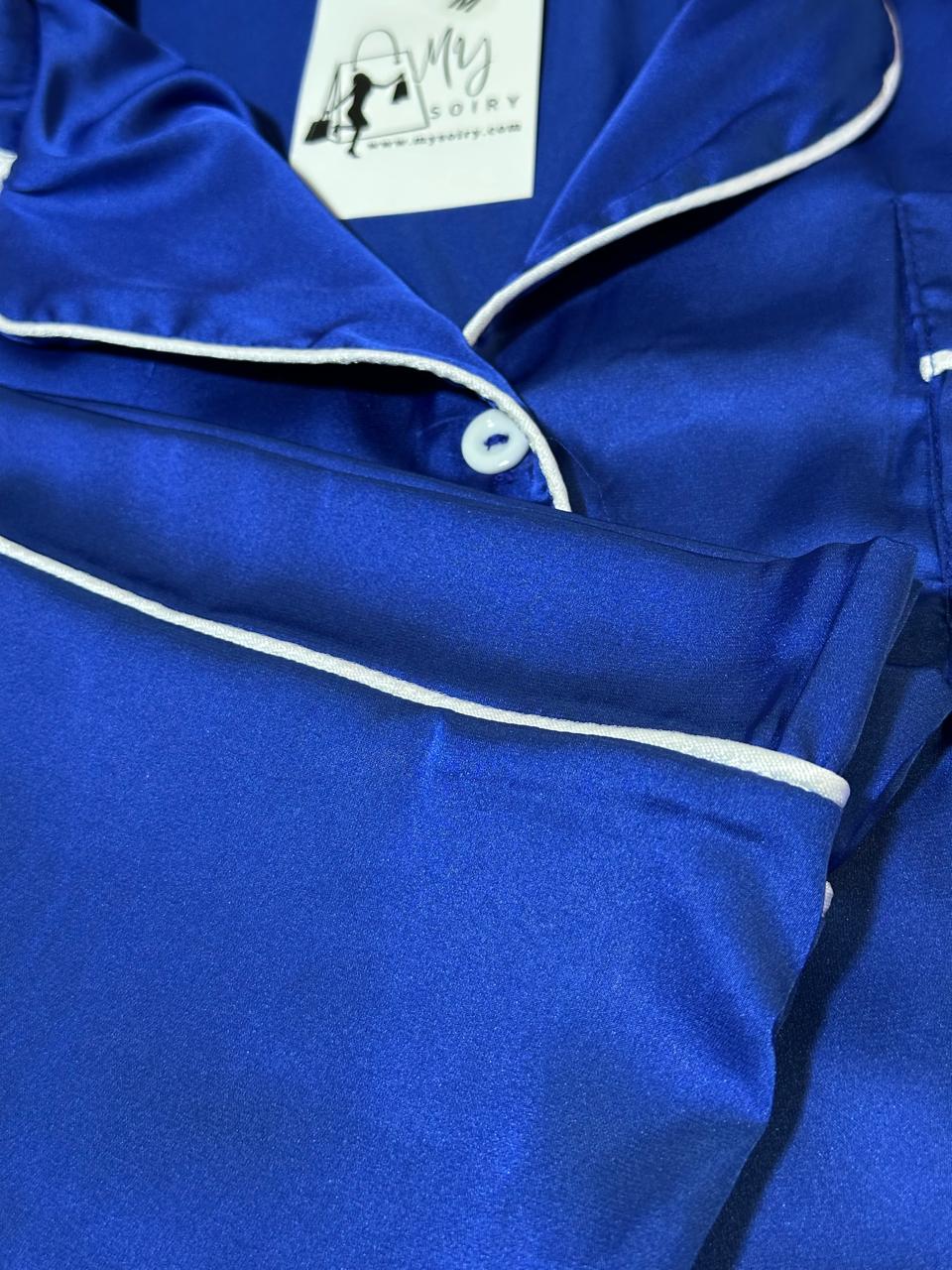 Elara (Pyjama 2 pièces en satin de soie ).